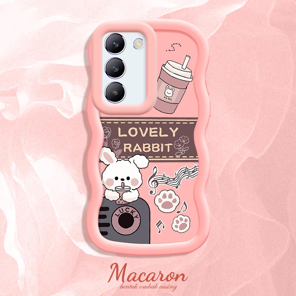 

Окрашенный узор Big Wave Edge Мягкий силиконовый материал Macaron чехол для телефона противоударный защитный резиновый чехол для OnePlus Vivo Motorola Moto Motorola Edge 40 Neo розовый