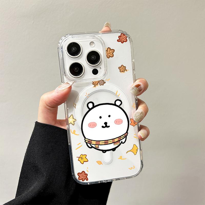 Joke Bear Magnetic Case for Samsung Galaxy S26 Ultra S25 Edge S24 Plus S23 FE A57 A56 A55 A54 A36 A35 A17 A16 A15 A07 A06 Cover