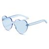 Love Sunglasses, Candy-Colored Heart-Shaped Glasses, Beach Peach Heart Sunglasses.