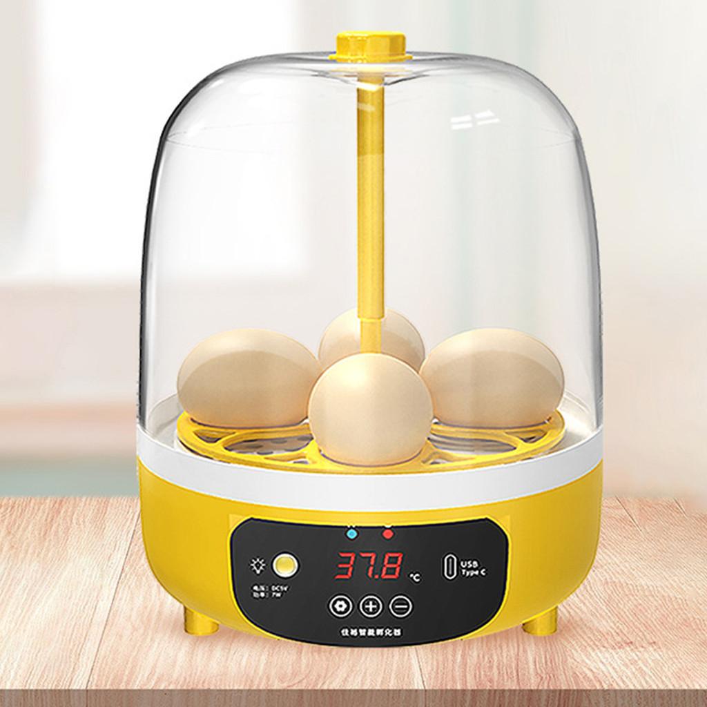 

Mini Egg Hatcher With LED Light Manual/Automatic Incubation Brooder Spinning Egg Plate Farm Incubation Tools Manual