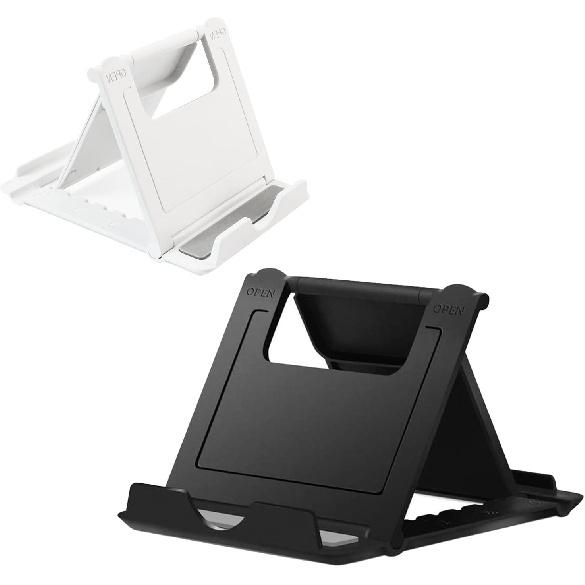 Portable Desktop Multifunctional Multi-angle Adjustable Folding Lazy Phone Holder 2 Pack