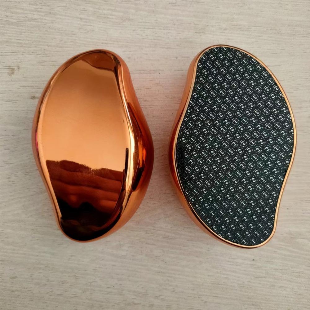 

Овальная доска для растирания стоп Наностекло Скраббер для стоп Новый ручной напильник для стоп Инструмент для ухода за ногами золотой