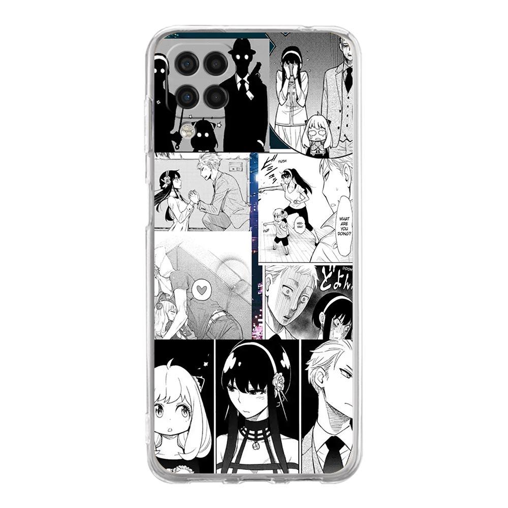 Spy x Family Anya Forger Handyhülle für Samsung A51 A71 A21S A12 A11 A31 A41 A01 A03S A13 A33 A73 A53 A52 A32 5G A23 Transparente Hülle