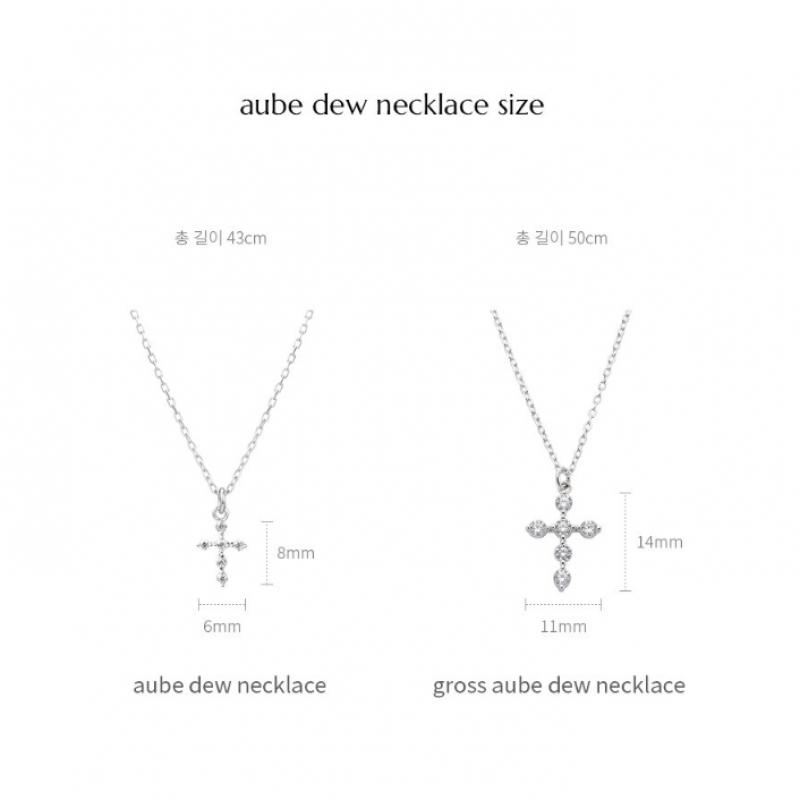 Verte 925 Silver Dew Necklace   un.Silver.212