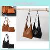 Fashionable Large Capacity Pu Tote Bag For Women 2023 Winter Litchi Pattern Black Brown