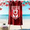 Hallescher FC Print Beach Towel, Large Soft Quick Dry Towel for Beach Camping Swimming