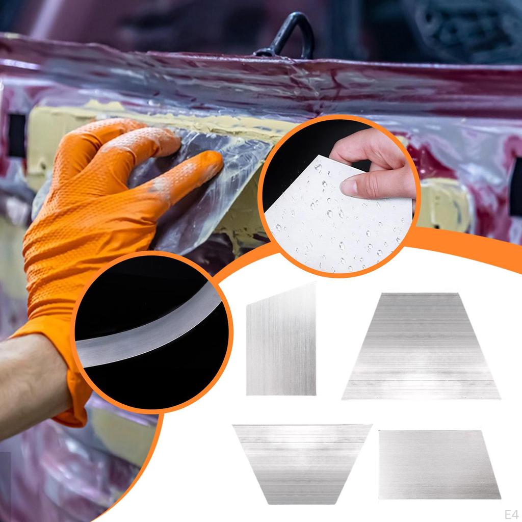 Auto Body Filler Spreaders Decal Putty Scrapers Vehicle Tint Film Tool