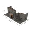 MOC Parts Military Battlefield WW2 Ruins Weapons Fortress Blockhouse Model Building Blocks Army Architecture Bricks Toy Kid Gift