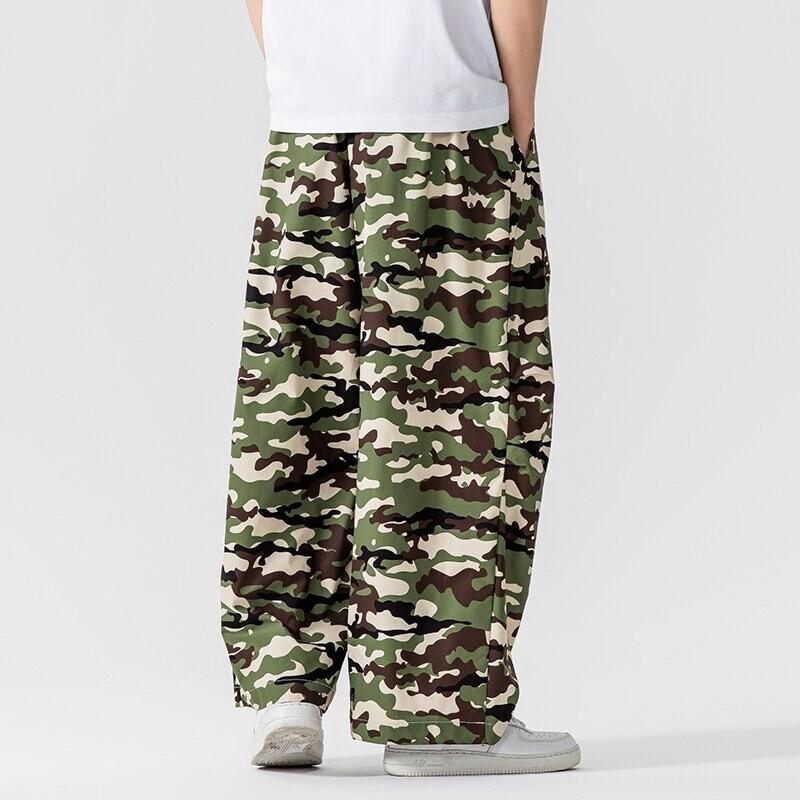 Men Camouflage Cargo Pants Men Streetwear Harem Pants Loose Casual Camo Trousers Men Wide Leg Pants Male Harajuku Oversize Pants