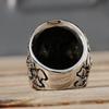 Polierter Kapala Totenkopfring Herren Jungen Edelstahl Motorrad Biker Ring Dominanter Männlicher Gothic Totenkopfringe Großhandel