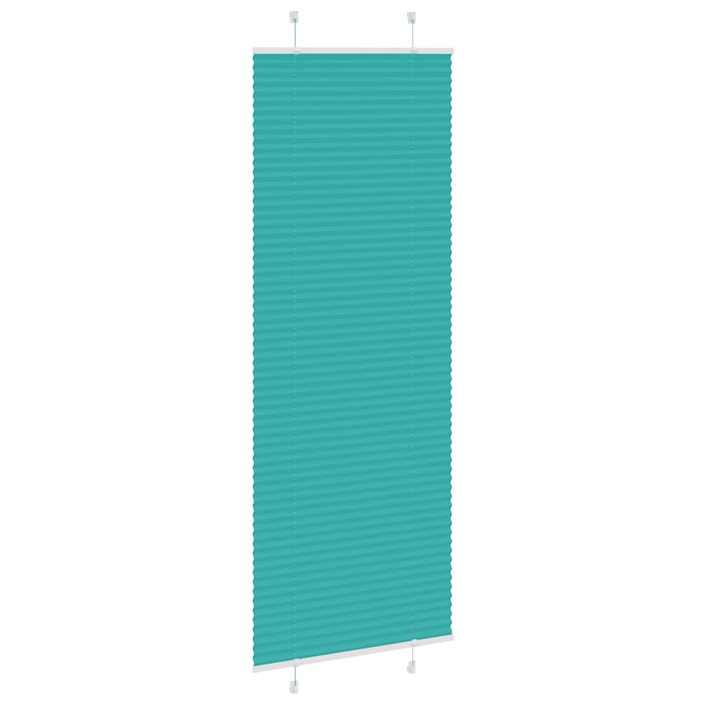 Roleta Plisowana Zielony Benzyna 80X200 Cm Szerokość Tkaniny