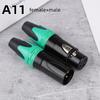 1/2Pcs Pin Xlr Plug Jack Male / Female Microphone Connector Mic Adapter Xlr Cable Terminal Audio Wire Connector
