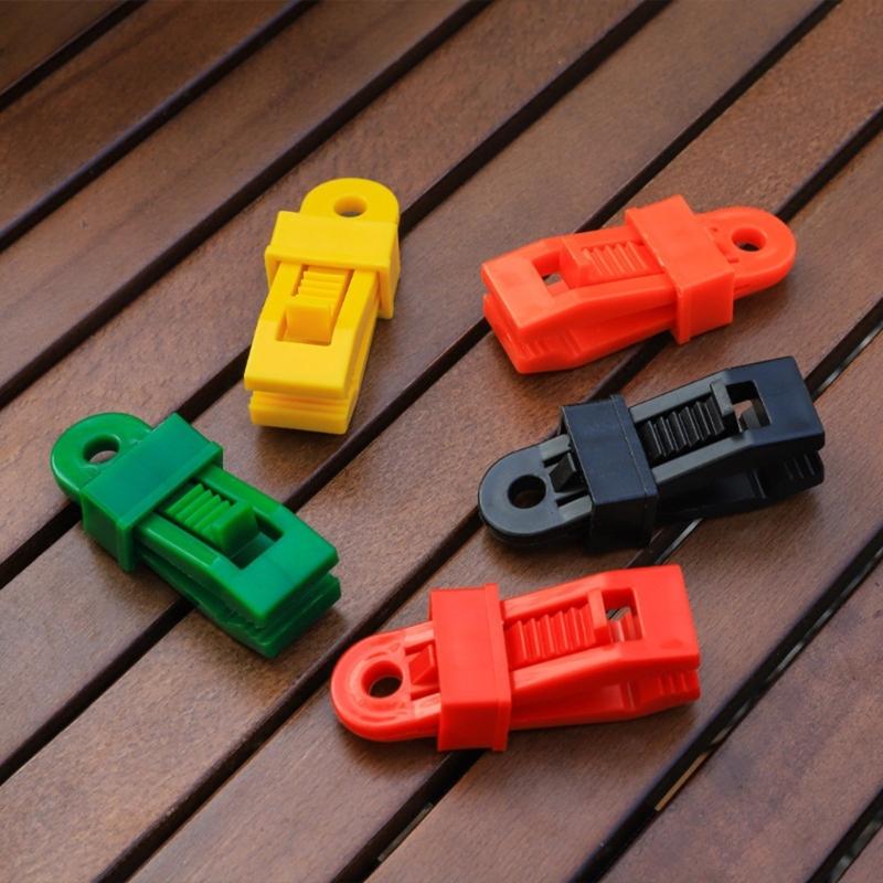 20Pcs Heavy Duty Tarp Clip Lock Grip Clamps Tighten Tent Clip Camping Tarp Fasteners Clip Holder for Cover Awnings