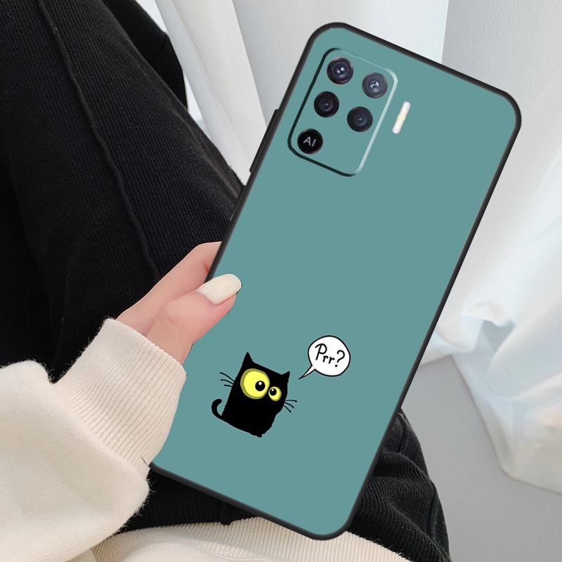 Cute Owl Cartoon Case For Oppo A18 A38 A58 A78 A98 A80 A60 A40 A96 A76 A16 A94 A74 A54 A15 A17 A57 A77 A5 Pro