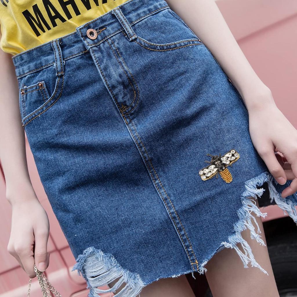 6pcs Beaded Patches Applique Rhinestone Applique Crystals Bee Patches Animal Patches Coat Patches Diy Craft Patch Bees Sew On Patch Cute Patch Do It