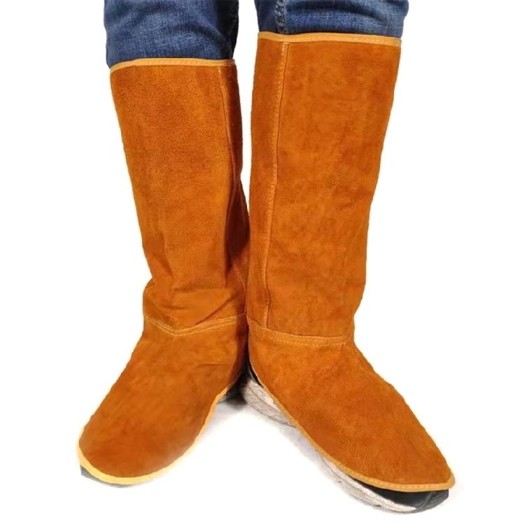 15inch Leather Welding Spats Heat and Abrasion Resistant Welder Protection Tools