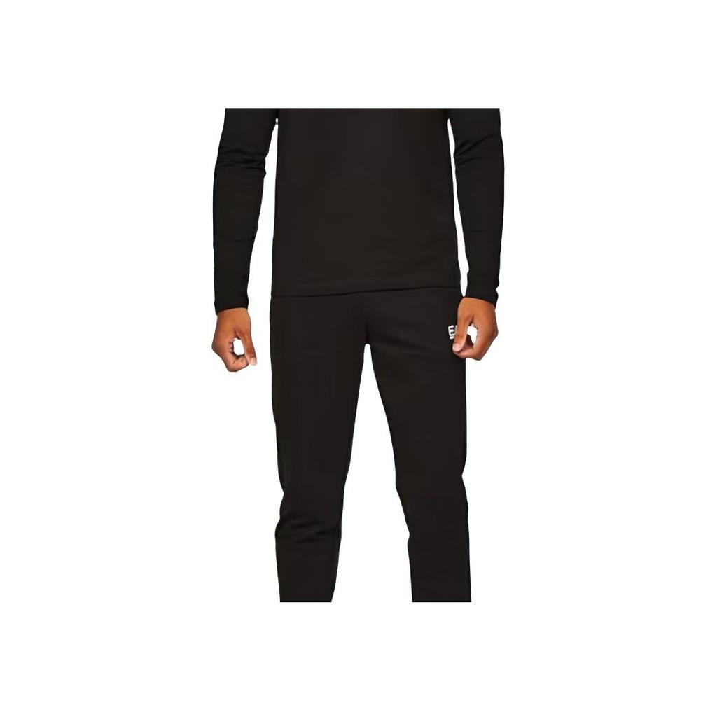 Emporio Armani EA7 FW25 Stretch Plain Knit Cotton Long Sleeve T-Shirt Men Tops 7M000900-AF10373-MC317