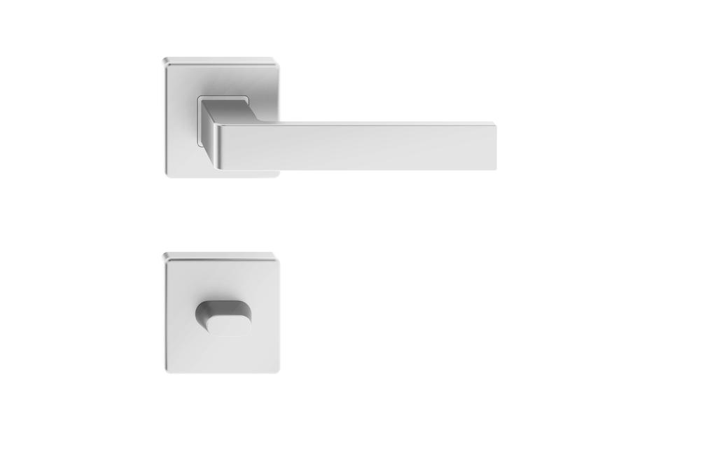 Ergo Handle Silver Square Toilet Plate Italian Line - Mp Ileksrw