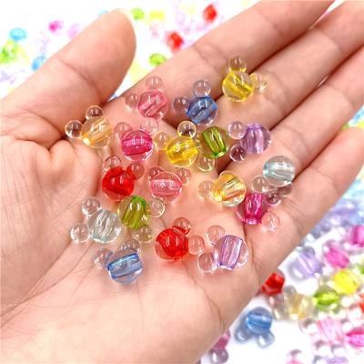 60 pezzi per creare gioielli per capelli, ciondolo trasparente color gelatina, perline acriliche, accessori fai da te, squisiti