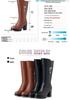 2025 Winter Women's High-Heeled Round Toe Martin Boots with Fleece – Stylish and Warm