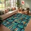 Bohemian Style Printed Carpet Ethnic Style Mosaic Pattern Door Mat Living Room Bedroom Decoration Rug