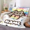 Custom Name Fall Guys Party Blanket for Couch & Bed, Plush Cozy Fuzzy Blanket Super Soft & Warm Blankets for Fall and Winter. 0908119