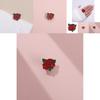 Stunning Alloy Rose Flower Brooch Creative Valentine's Day Gift For Men And Women
