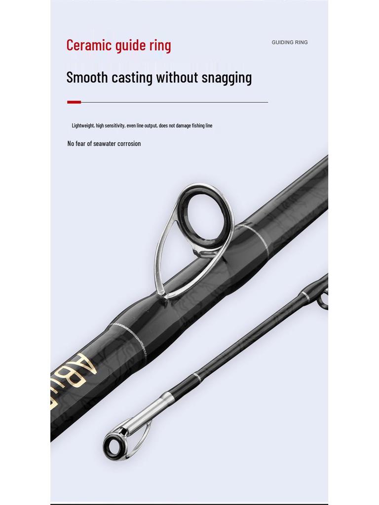 Carbon Ultra-Strong XXH Black Bass Lure and Boat Rod