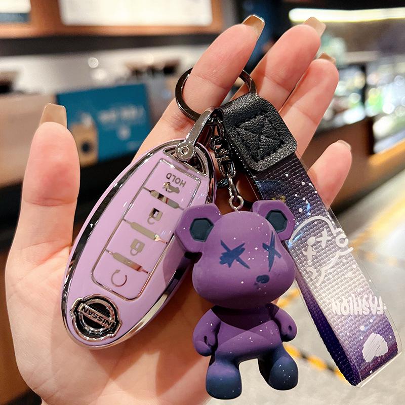 TPU Key Cover for Nissan: Qashqai, Teana, Sylphy, Murano, Dongfeng, Tiida, Sunny.