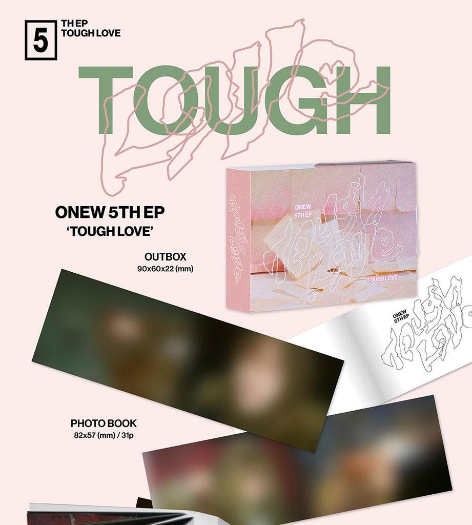 [POB] ONEW (SHINee) [TOUGH LOVE] 5th EP Album (POCKET BOOK ver.)