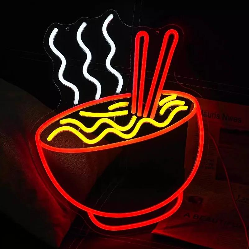 Creative Japanese Sushi Neon LED Decorative Light USB Powered Dimmable Suitable for Sushi Restaurant Hotel Scene Decoration