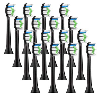 Electric Toothbrush Replacement Brush Compatible with Philips Sonicare Philips Sonicare Replacement Brush HX6064 Sonic 4 Set of 16 Compatible Brush