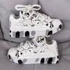 Ins Winter Graffiti Street Shot Flat Non-slip Board Shoes Niche Light Student Casual Sports Shoes Single Shoes