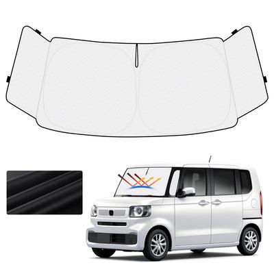 Cartist Innovative Front Sunshade for Honda New JOY 3rd Generation Coating Triangular Window Features Include a and Includes a Storage UV and a
