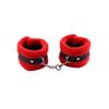 SM Adjustable Handcuffs Toy PU Leather Plush Handcuffs Blindfold Masks Set Restraints Bondage Sex Toy For Adult Game Accessories