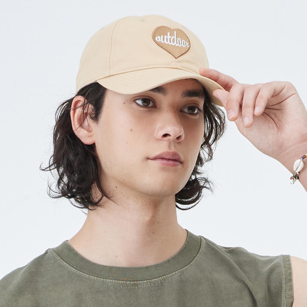 OUTDOOR PRODUCTS Heart Logo Ball Cap (Beige)