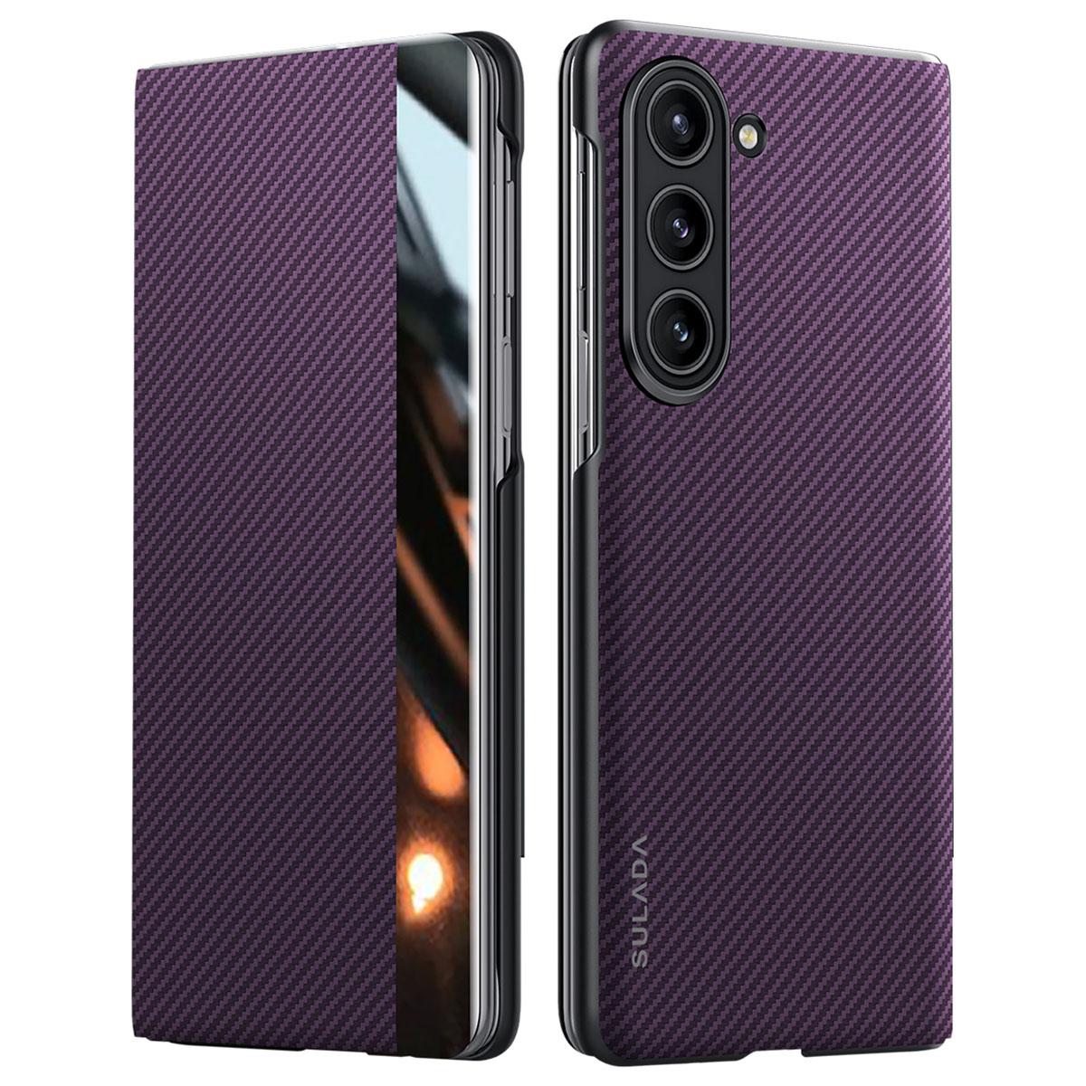 

SULADA Чехол для Samsung Galaxy Z Fold5 5G Кожаный чехол-книжка для телефона со слотом для карт C