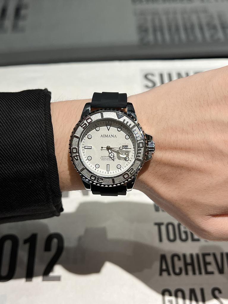 Submarine Type Watch for Man Silicone Band