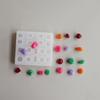 Easy Releasing Silicone Mold Various Shape Handmade Beads Moulds Pendant Molds Silicone Texture Suitable for Crafting