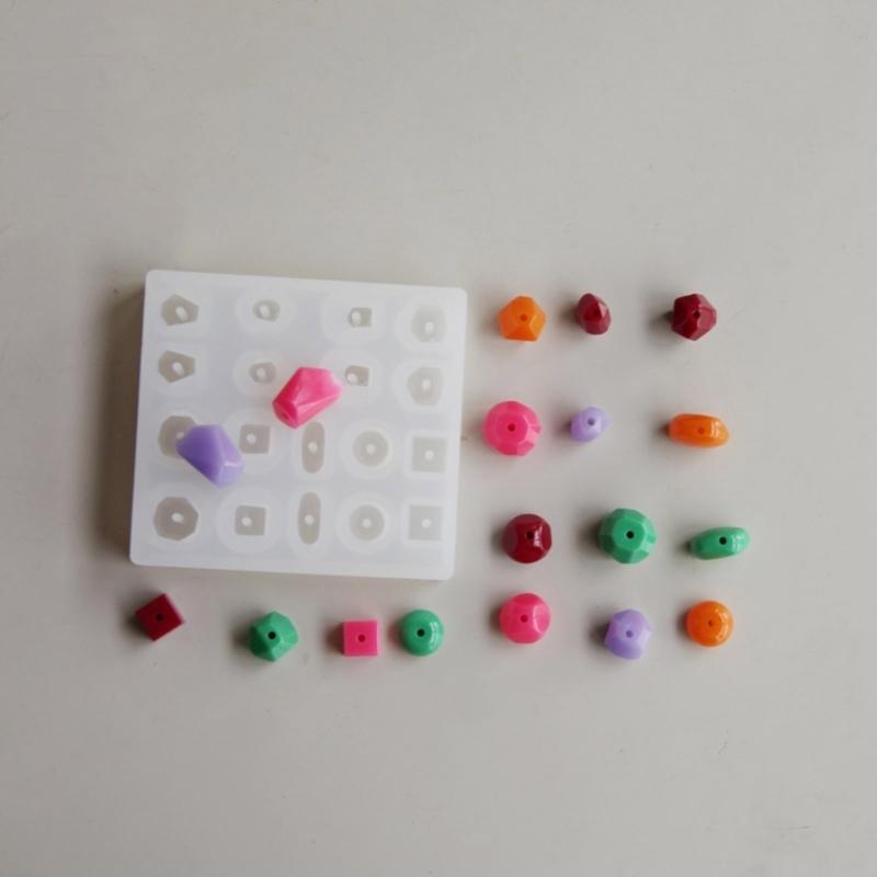 Easy Releasing Silicone Mold Various Shape Handmade Beads Moulds Pendant Molds Silicone Texture Suitable for Crafting