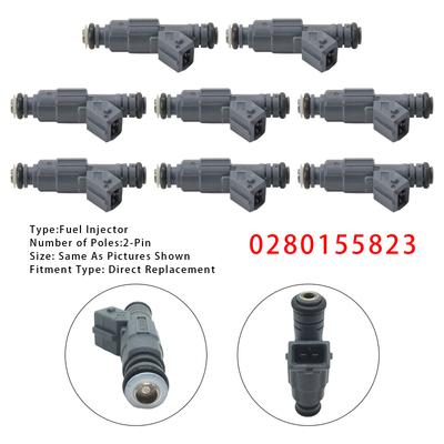 8Pcs Fuel Injector For BMW X5 E39 E38 E53 Land Rover Range Rover MK3 0280155823