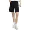 Skechers Solid Color Breathable Comfortable Sports Shorts Women shorts Carbon-Black L223W136-0018