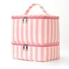 Nuova Borsa Organizzatore Smalti per Unghie a Doppio Strato 30 Scomparti Borsa Kit Cura Unghie Portatile Grande Capacità Borsa Trucco Strumento Cura Unghie