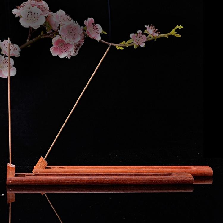 2pcs Wood Incenses Holder With Adjustment Angles Aromatherapies Incenses Holder Great for Office or Home Decoration