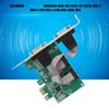 2 Port 2*RS 232 Serial Port COM To PCI E PCI Express Card Adapter Converter