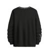 Felpe con cappuccio da uomo con stampa a lettere, tinta unita, a maniche lunghe, per allenamento all'aperto, fitness, casual, sportive