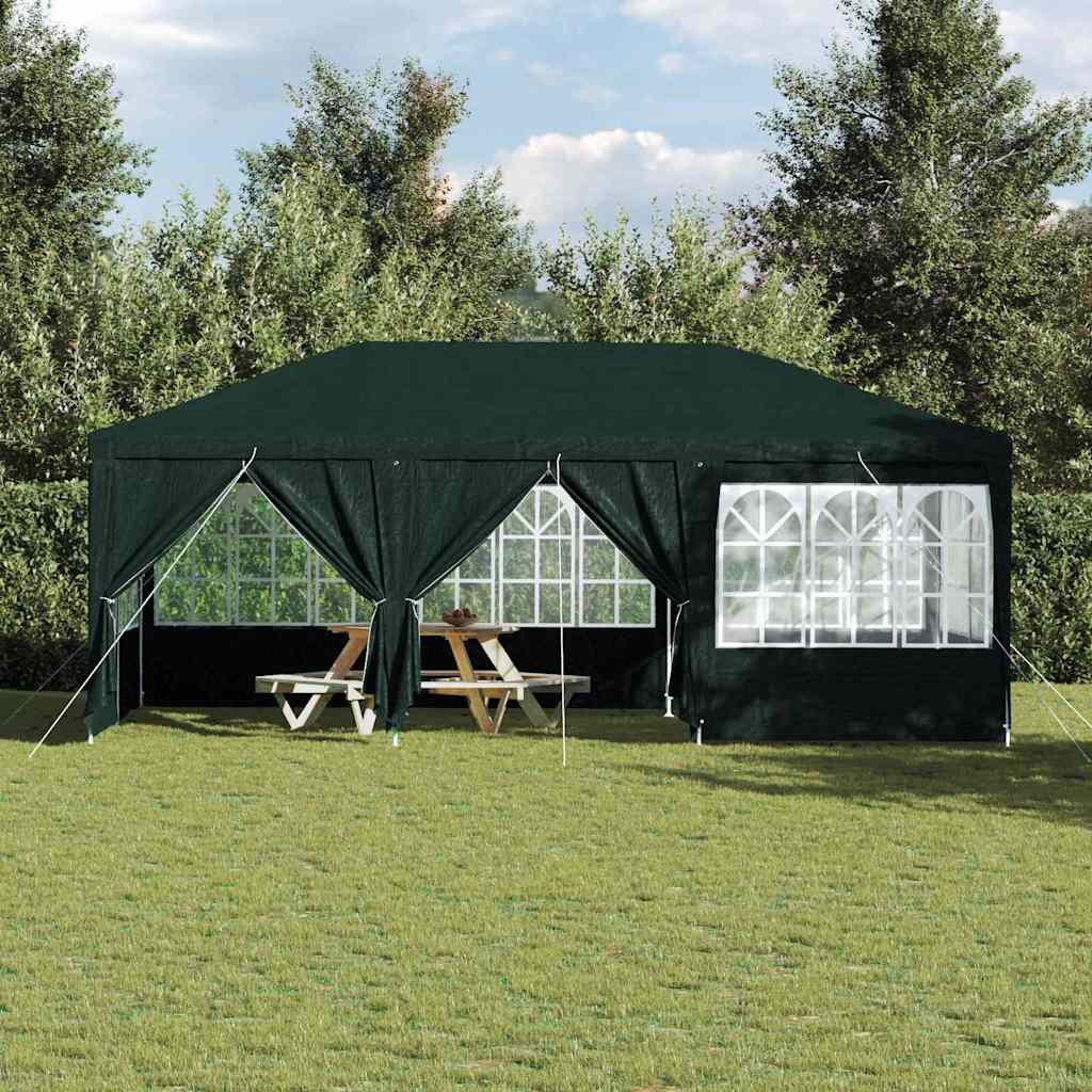 Party Tent Green 600 X 400 X 266 Cm Polyethylene