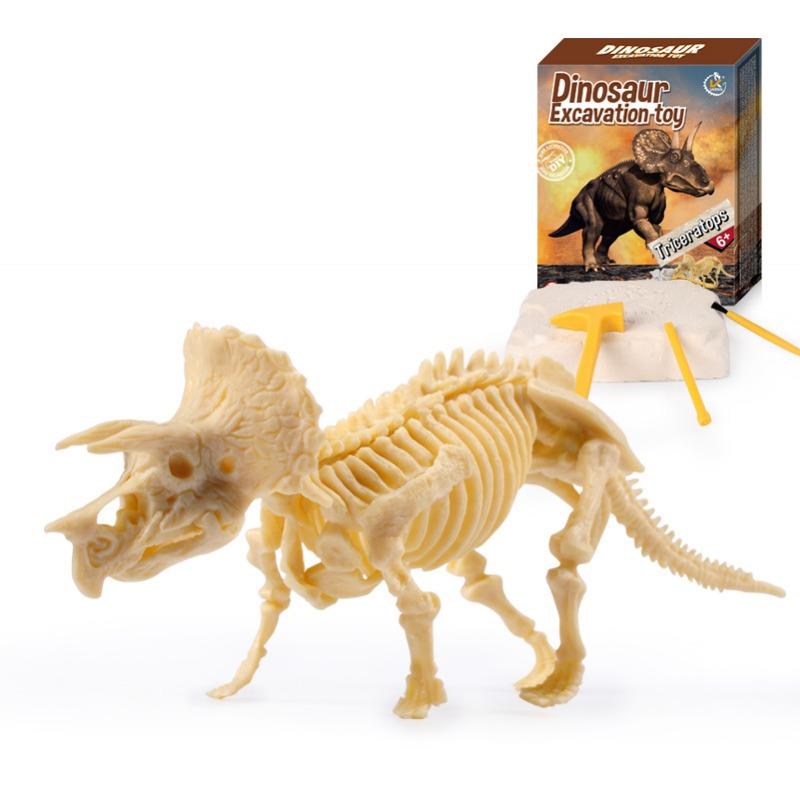 

Dinosaur Fossil Excavation Kit Toys Jurassic Animal Skeleton Model Scientific Mining Archaeological Education Game Children Gift