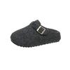 Women's Cotton Cloth Clogs Cork Footbed Leather Mules Slippers Comfortable Potato Shoes Arch Support Cotton Slippers