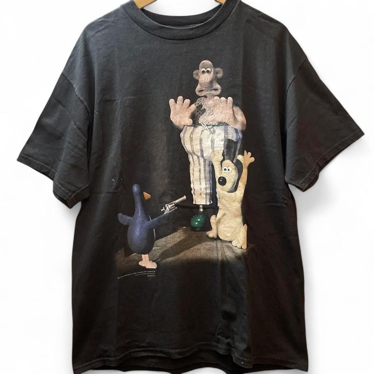 Retro 90s Wallace and Gromit Funny Movie Unisex T-Shirt S-5XL XXXL